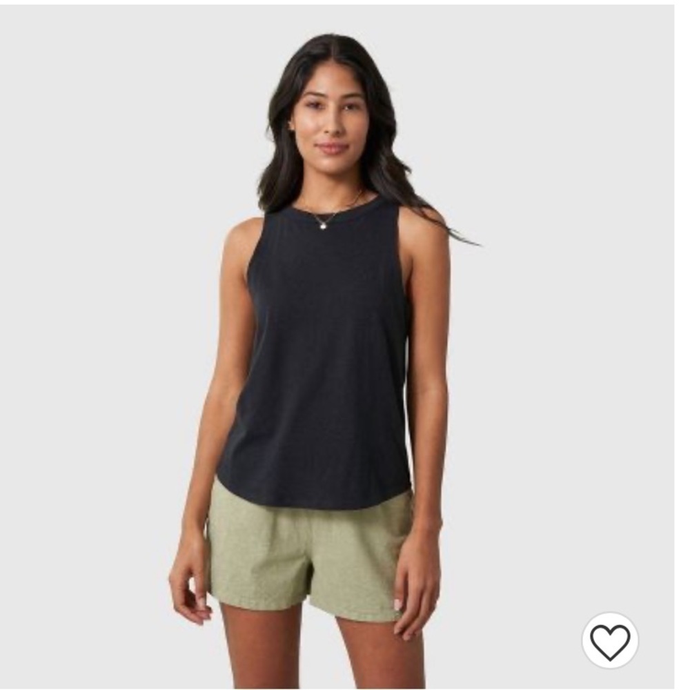United By Blue Women's Organic High-Neck Tank Top nwt